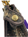 Fendi Brown Canvas Sequin Zucca Monogram Top Handle Crossbody Bag Brown / S