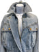 Zimmermann Size 0 Light Wash Cotton Bomber Cropped Elastic Hem Jacket Light Wash / 0