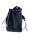 Chloe Navy Suede Leather Detail Whipstitch Tote Bag Navy / Medium