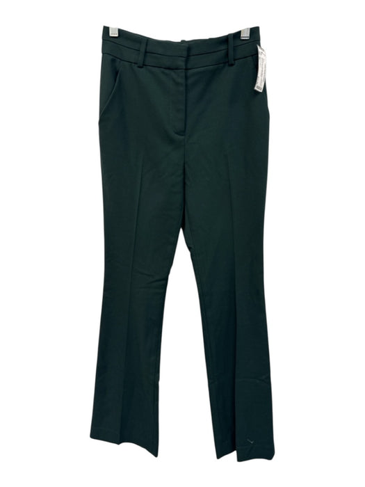 Veronica Beard Size 00 Dark Green Polyester Blend pleat front Mid Rise Pants Dark Green / 00