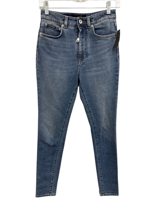 Dolce & Gabbana Size 38 / XS Medium Wash Cotton Blend High Rise slim leg Jeans Medium Wash / 38 / XS