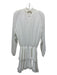 Yumi Kim Size XS White Polyester Clipped Dots Ruffle Keyhole Back Dress White / XS
