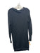 Humanoid Size XS Charcoal Gray Nylon & Wool Ribbed Long Sleeve Dress Charcoal Gray / XS