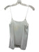 Tibi Size 2 White No Fabric Tag V Neck Crepe Cami Top White / 2
