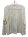 Vanessa Bruno Size 36 Cream No Fabric Tag Pintuck 1/4 Button Long Sleeve Top Cream / 36