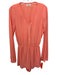Show Me Your Mumu Size Small Peach Orange Polyester Long Flare Sleeve Romper Peach Orange / Small