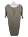 Calypso St. Barth Size XS Taupe Beige Cashmere Short Sleeve Pocket Dress Taupe Beige / XS