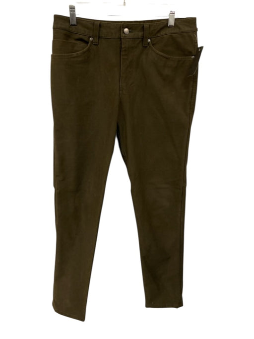 Lululemon Size 31 Olive Green Cotton Blend Solid Zip Fly Men's Pants Olive Green / 31