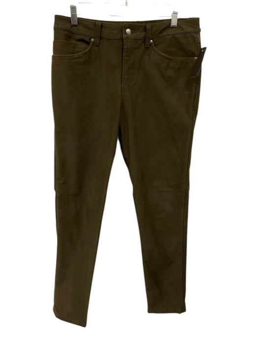 Lululemon Size 31 Olive Green Cotton Blend Solid Zip Fly Men's Pants Olive Green / 31