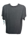 TWP Size S Grey Bamboo Short Sleeve Heathered T Shirt Top Dark Gray / S