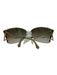 Fendi Gold Metal Case Inc. Sunglasses Gold