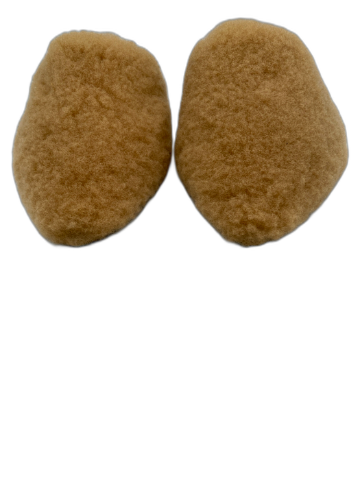 Jenni Kayne Shoe Size 36 Black & Tan leather sole Shearling Pointed Toe Flats Black & Tan / 36