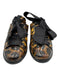 Prada Shoe Size 36 Brown & Black Patent Leather Ribbon Laces Low Top Sneakers Brown & Black / 36