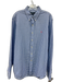 Ralph Lauren Size XL Blue & White Cotton Plaid Button Down Long Sleeve Shirt Blue & White / XL