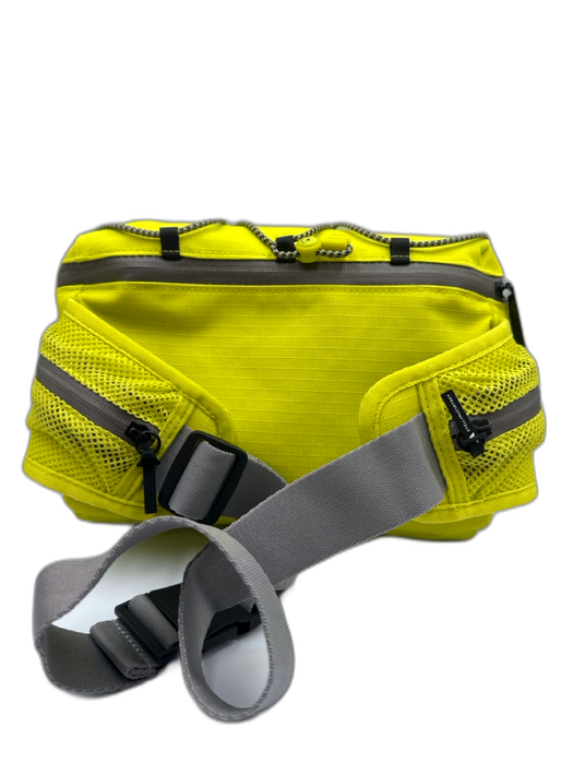 Adidas X Stella McCartney Highlighter Yellow Polyester Bungee Detail Bag Highlighter Yellow