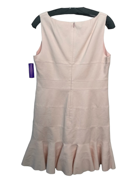 Akris Punto Size 10 Pink Viscose Blend Round Neck Sleeveless Below knee Dress Pink / 10