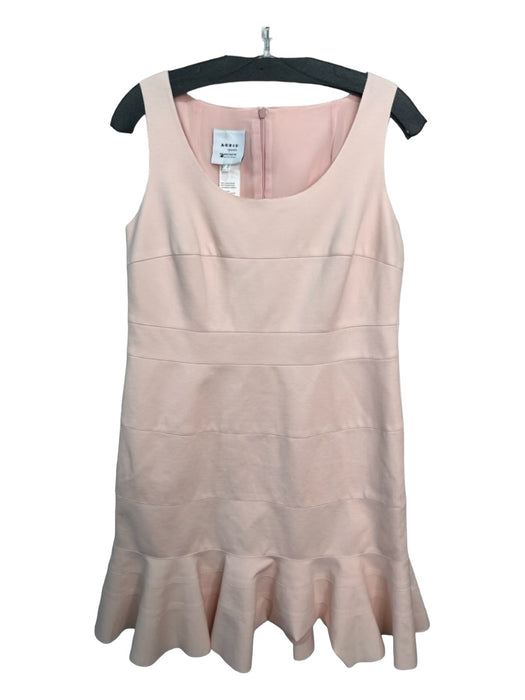 Akris Punto Size 10 Pink Viscose Blend Round Neck Sleeveless Below knee Dress Pink / 10