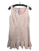 Akris Punto Size 10 Pink Viscose Blend Round Neck Sleeveless Below knee Dress Pink / 10