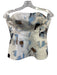 Significant Other Size 4 White, Blue & Multi Cotton Zip Back Strapless Top White, Blue & Multi / 4