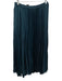 Caballero Size L Dark Teal Polyester Elastic Waist Accordion Pleat Maxi Skirt Dark Teal / L