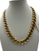 St John Gold Metal Push Clasp Gold Tone Necklace Gold