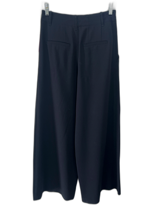 Alice + Olivia Size 2 Black Polyester Zip & Hook Closure High Rise Pants Black / 2