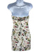 Alice + Olivia Size 2 Cream, Red & Green Recycled Polyester Strapless Mini Dress Cream, Red & Green / 2