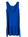 Red Valentino Size Est XS Blue No Fabric Tag Scoop Neck & Back Sleeveless Dress Blue / Est XS