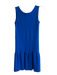 Red Valentino Size Est XS Blue No Fabric Tag Scoop Neck & Back Sleeveless Dress Blue / Est XS
