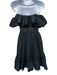 Ulla Johnson Size 2 Black Cotton Strapless Ruffle Detail Above knee Ruffle Dress Black / 2