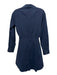 Veronica Beard Size 0 Navy Cotton Long Sleeve Button Up & Collar V Neck Dress Navy / 0