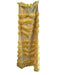 Alexis Size XS Yellow Polyester & Cotton Strapless Back Zip Fringe Detail Dress Yellow / XS