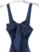 Jonathan Simkhai Size 2 Navy Cotton Blend Sleeveless Side Zip Open Back Dress Navy / 2