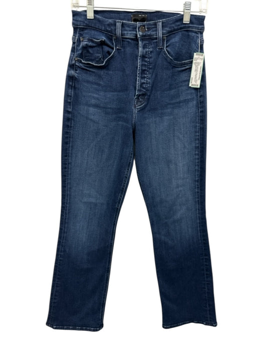 Mother Size 27 Medium dark wash Cotton Blend Denim High Waist Button Fly Jeans Medium dark wash / 27