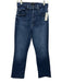 Mother Size 27 Medium dark wash Cotton Blend Denim High Waist Button Fly Jeans Medium dark wash / 27
