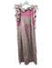 Mi Golondrina Size S White, Pink, Multi Cotton Floral Ruffle Cap Sleeve Dress White, Pink, Multi / S