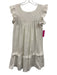 Mi Golondrina Size S White Missing Fabric Tag Ruffle Cap Sleeve Dress White / S
