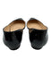 Christian Louboutin Shoe Size 40 Black Leather D'orsay Pointed Square Toe Flats Black / 40