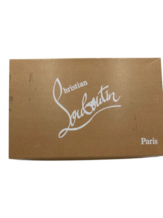 Christian Louboutin Shoe Size 40 Black Leather D'orsay Pointed Square Toe Flats Black / 40