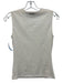 Akris Size 4 White Cotton Square Neck Pintuck Sleeveless Top White / 4