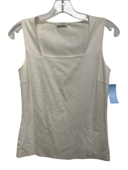 Akris Punto Size 6 White Cotton Sleeveless Top White / 6