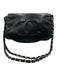 Chanel Black & Silver Caviar Leather Quilted Detail Chain Strap Shoulder Bag Bag Black & Silver / M