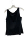 St. John Couture Size P Black Silk Sleeveless Side Zip Top Black / P