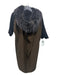 Ter Et Bantine Size 42 Brown, Black & Gray Virgin Wool Viscose Boat Neck Dress Brown, Black & Gray / 42