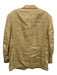Haspel Tan Linen Solid 3 button Men's Blazer Tan / 42
