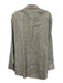 Valentino Vintage Size 16.5 Gray Cotton Micro Front Pockets Long Sleeve Shirt Gray / 16.5