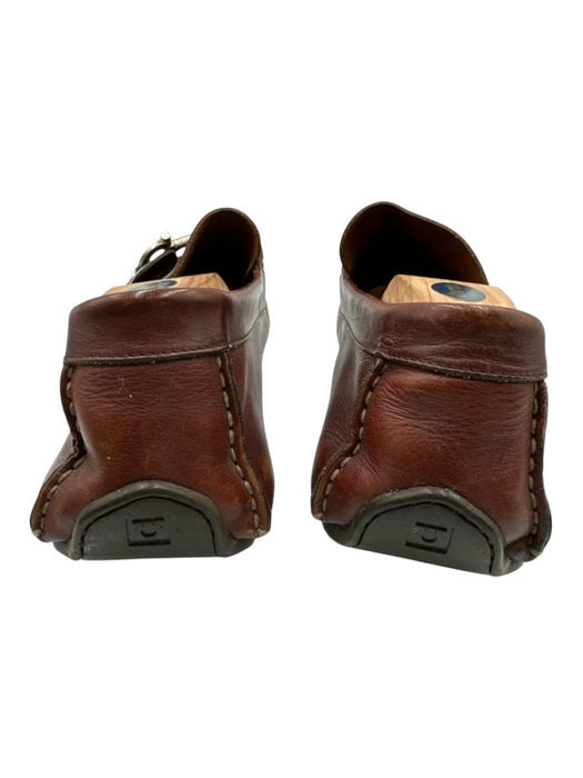 Ferragamo Shoe Size 11D AS IS Brown Leather Solid Dress Driver Men's Shoes Brown / 11D
