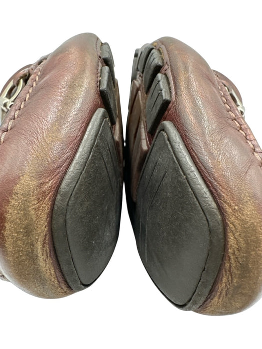 Ferragamo Shoe Size 11D AS IS Brown Leather Solid Dress Driver Men's Shoes Brown / 11D