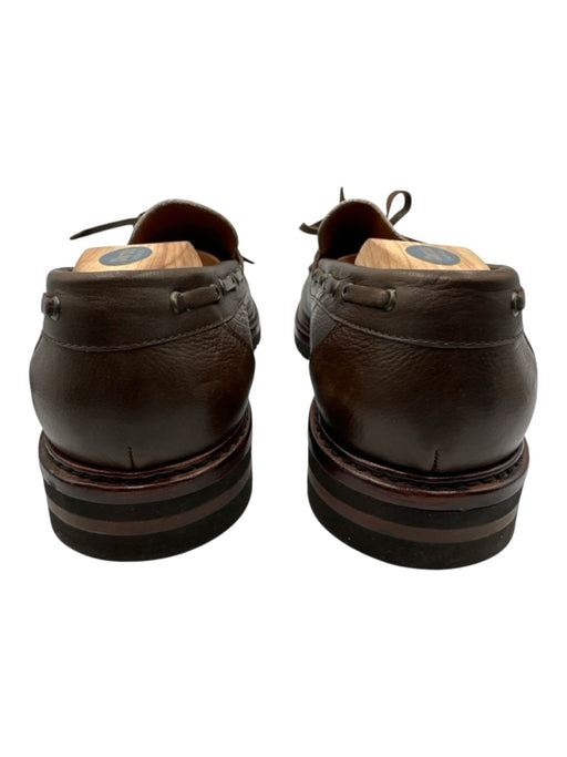 David & Joan Shoe Size 11 Brown & White Leather Two Tone Dress Men's Shoes Brown & White / 11