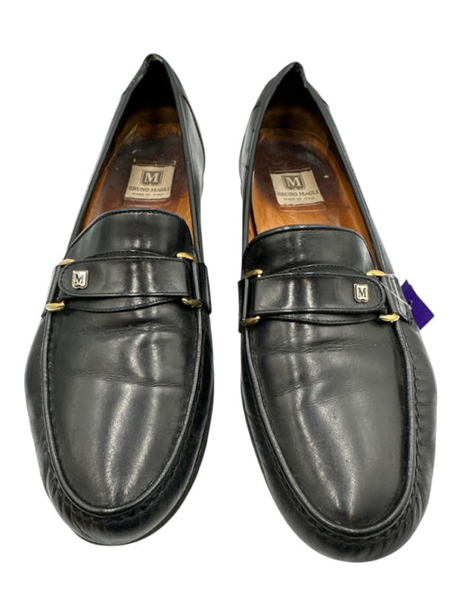 Bruno Magli Shoe Size 11M Black Leather Solid Dress Men's Shoes Black / 11M